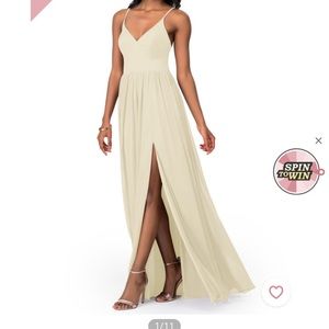 Azazie Kiri Bridesmaid Dress - Champagne